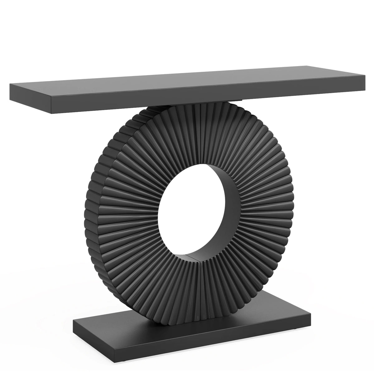Tribesigns Modern Console Table With Geometric Base Entryway Table