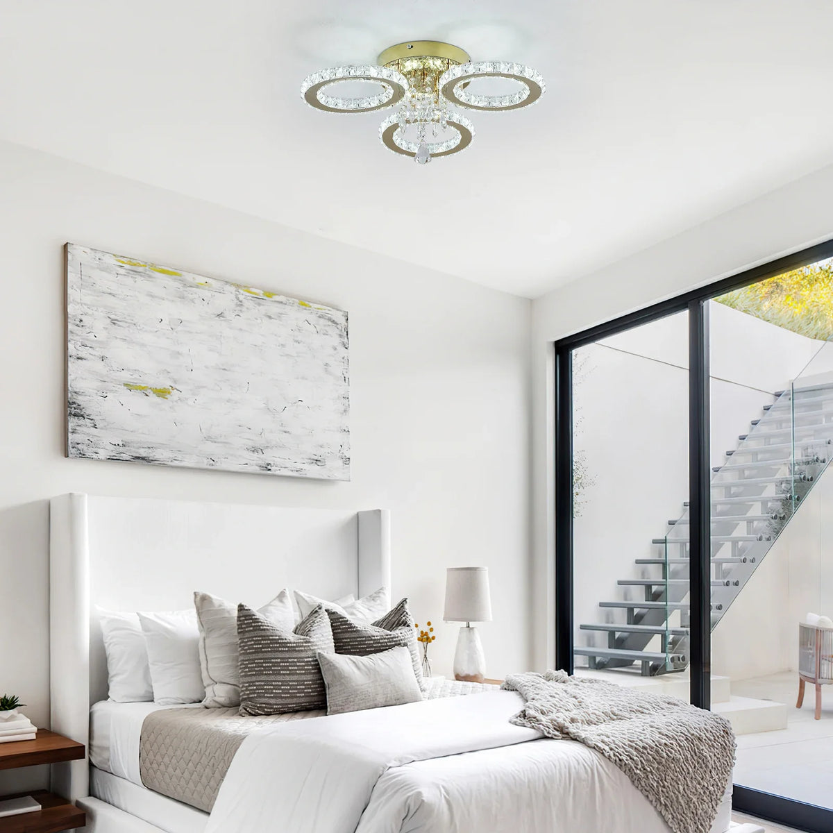 VETRULUS Crystal LED Ceiling Chandelier For Modern Home Lighting