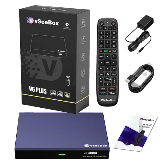 VSeeBox V6 Plus Android TV Box Voice Control