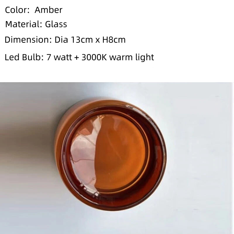 JIANKEXING Glass LED Wall Lamp Sconce Indoor Lighting