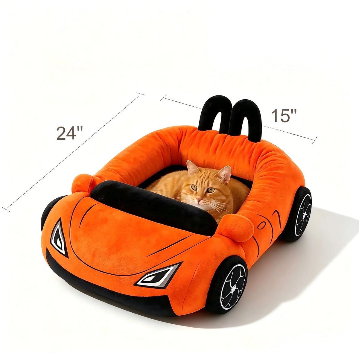 CWV Supercar Cat Bed, Soft Washable Cozy Pet Sleeping Mat