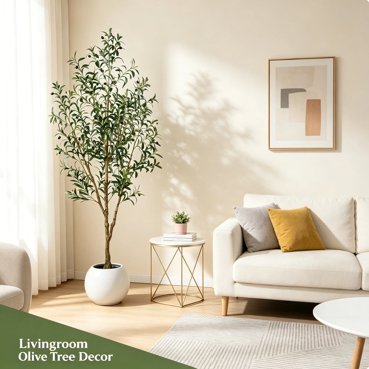 Olitree Artificial Olive Tree With Pot For Indoor Decoration