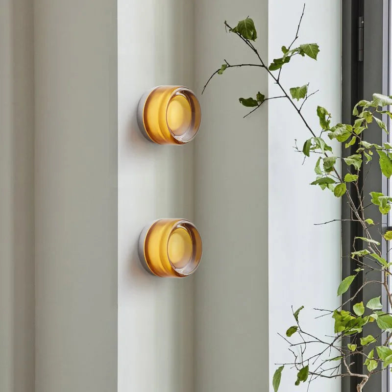 JIANKEXING Glass LED Wall Lamp Sconce Indoor Lighting