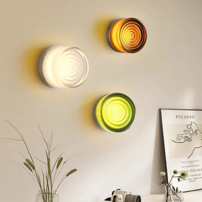 JIANKEXING Glass LED Wall Lamp Sconce Indoor Lighting