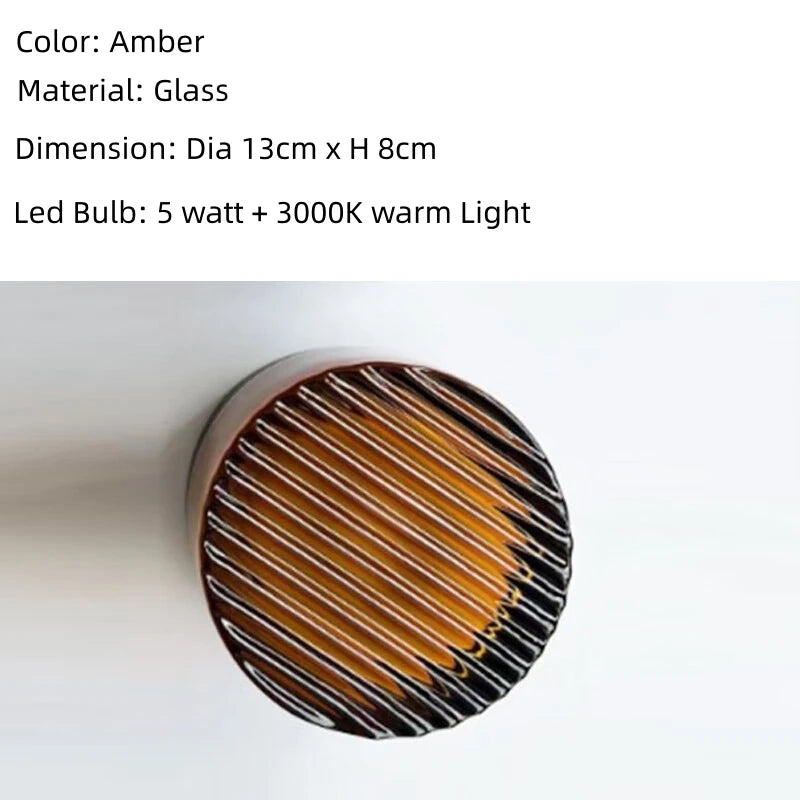 JIANKEXING Glass LED Wall Lamp Sconce Indoor Lighting