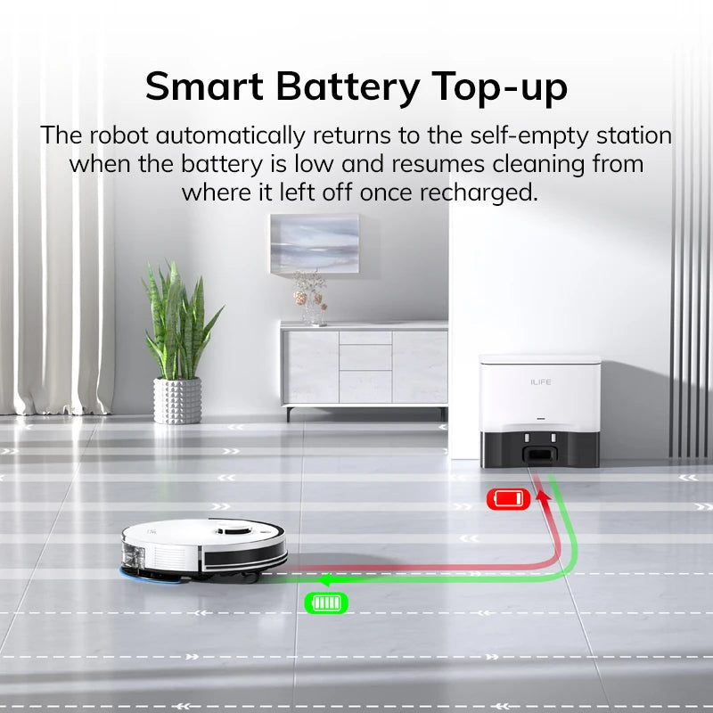 ILIFE A30 Pro Robot Vacuum Mop With Smart App Control