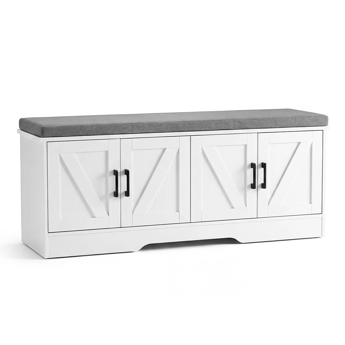 JHK Storage Bench Shoe Organizer With Padded Seat