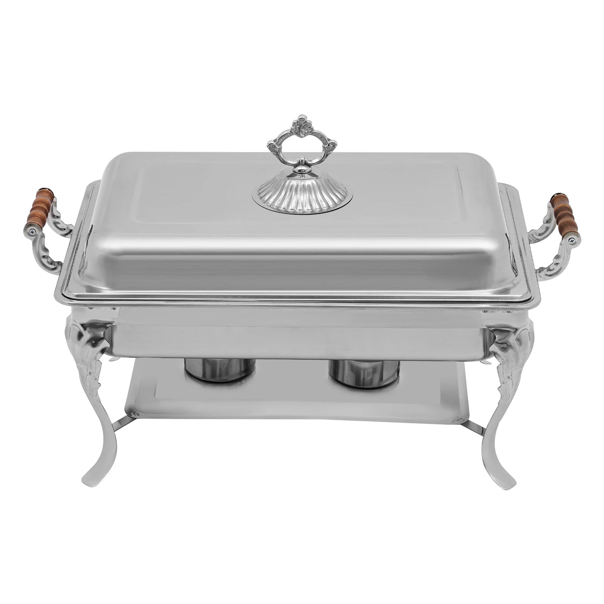 Bymaocar Stainless Steel Single Burner Chafing Dish Food Warmer