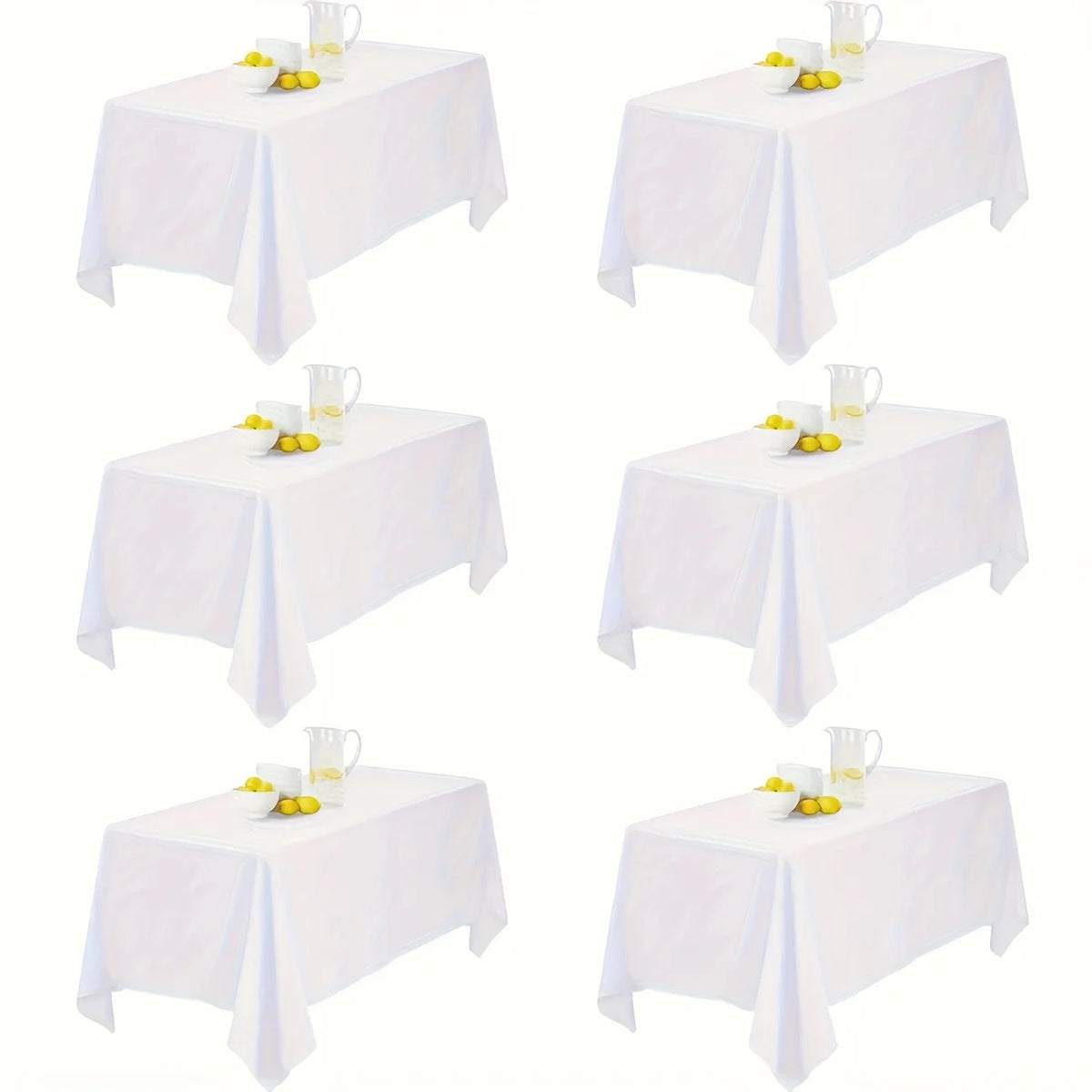 Reusable Washable Polyester Tablecloth For Weddings And Events