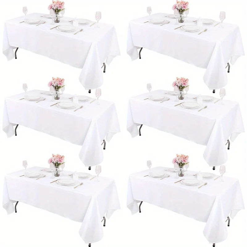 Reusable Washable Polyester Tablecloth For Weddings And Events