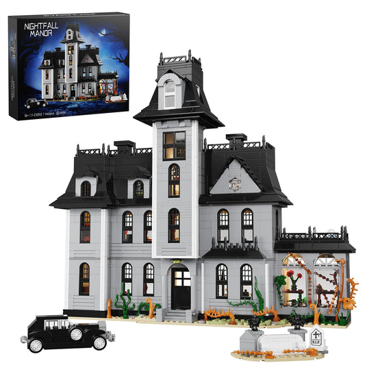 Gothic House Building Blocks Nightfall Manor Architecture Ornament Gift