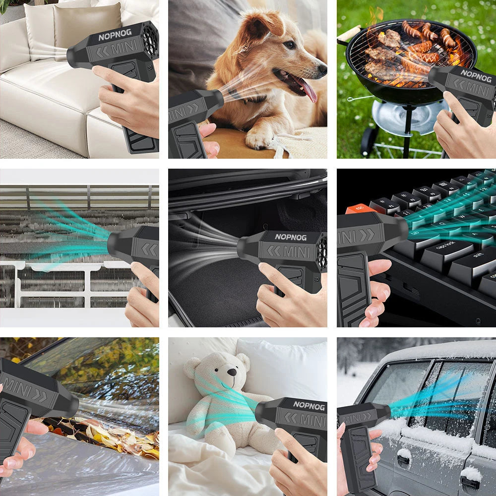 Rechargeable Electric Air Blower For Cleaning Keyboards And Computers