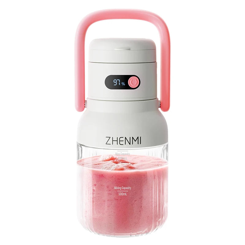 Zhenmi Cordless USB Rechargeable Blender For Smoothies And Shakes