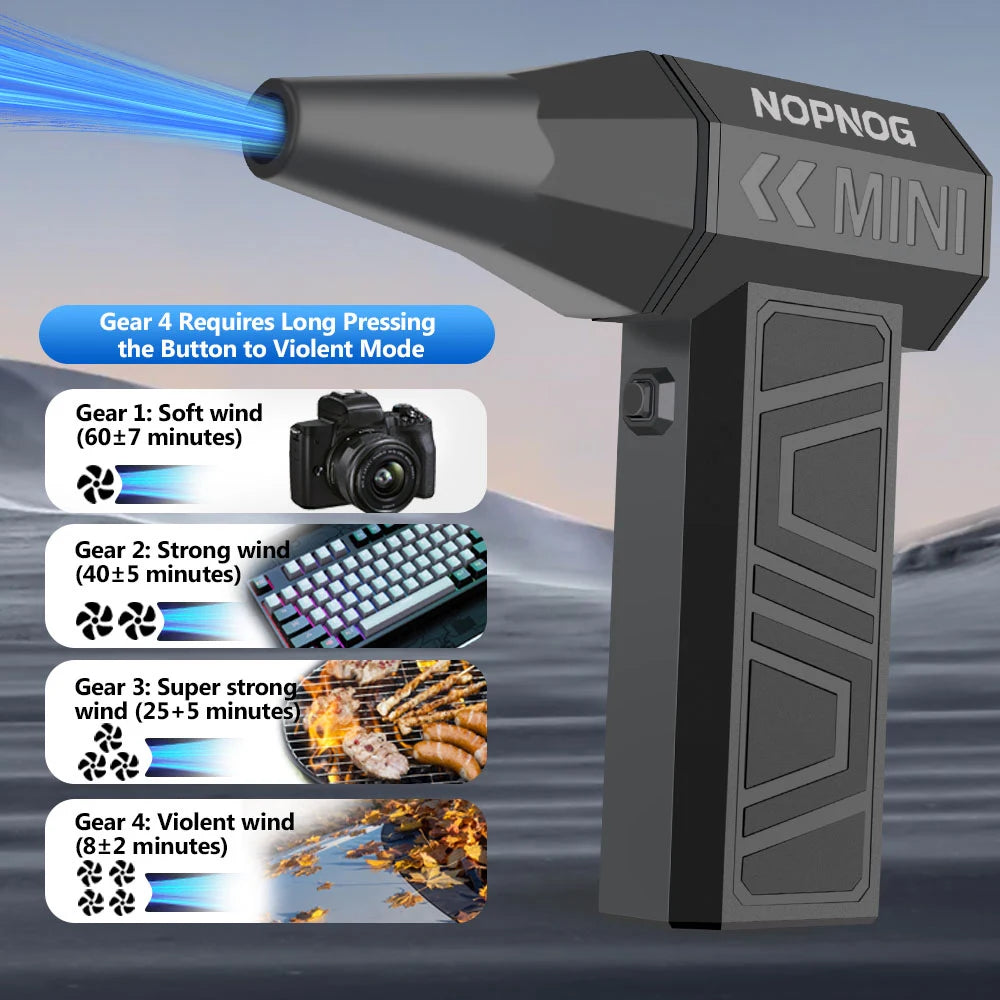 Rechargeable Electric Air Blower For Cleaning Keyboards And Computers