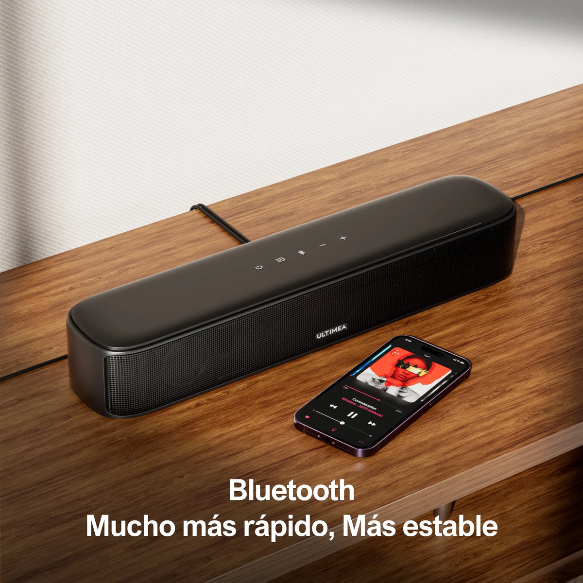 Ultimea 330W Virtual Surround Soundbar With Subwoofer And App Control