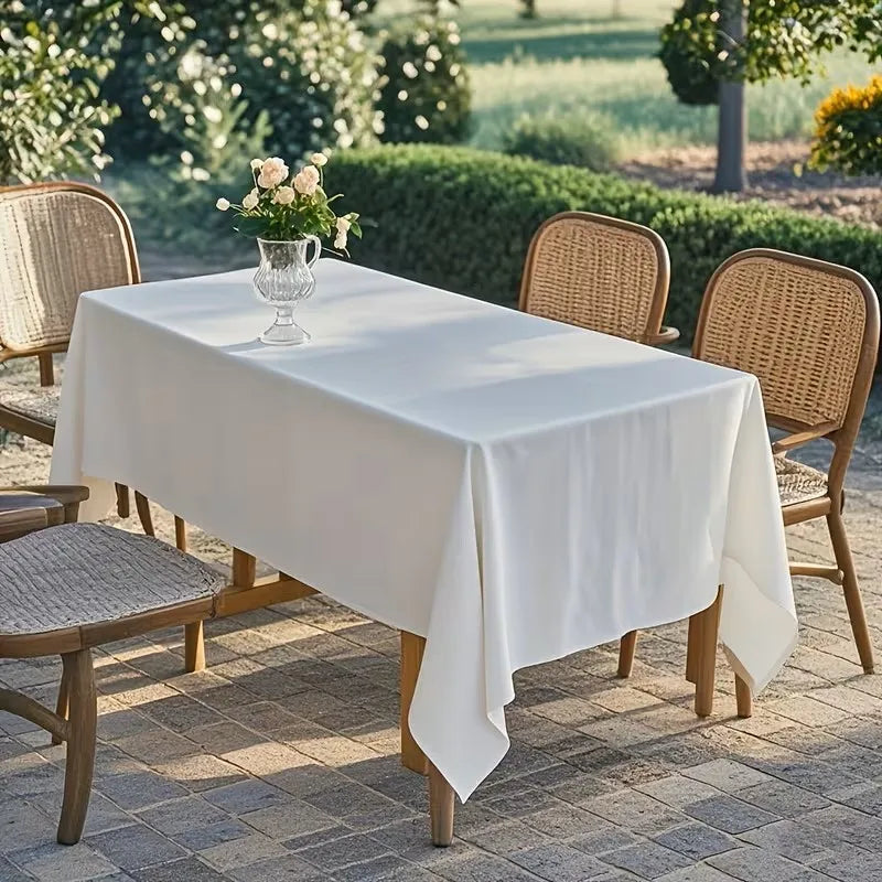 Reusable Washable Polyester Tablecloth For Weddings And Events