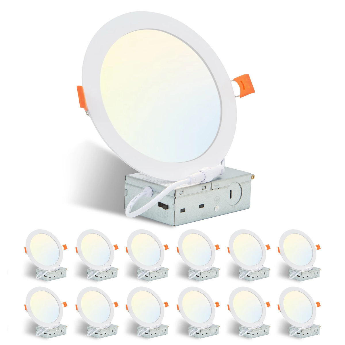 ARLGSITE Dimmable Recessed LED Ceiling Light Adjustable Color Temperature