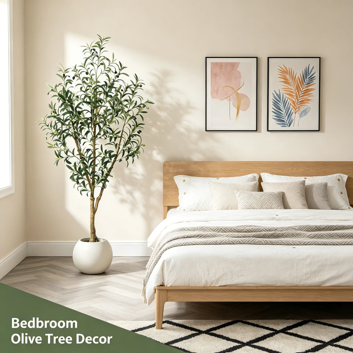 Olitree Artificial Olive Tree With Pot For Indoor Decoration