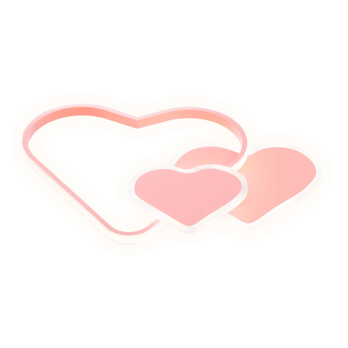 Heart-Shaped LED Ceiling Lamp 36W With Remote Control