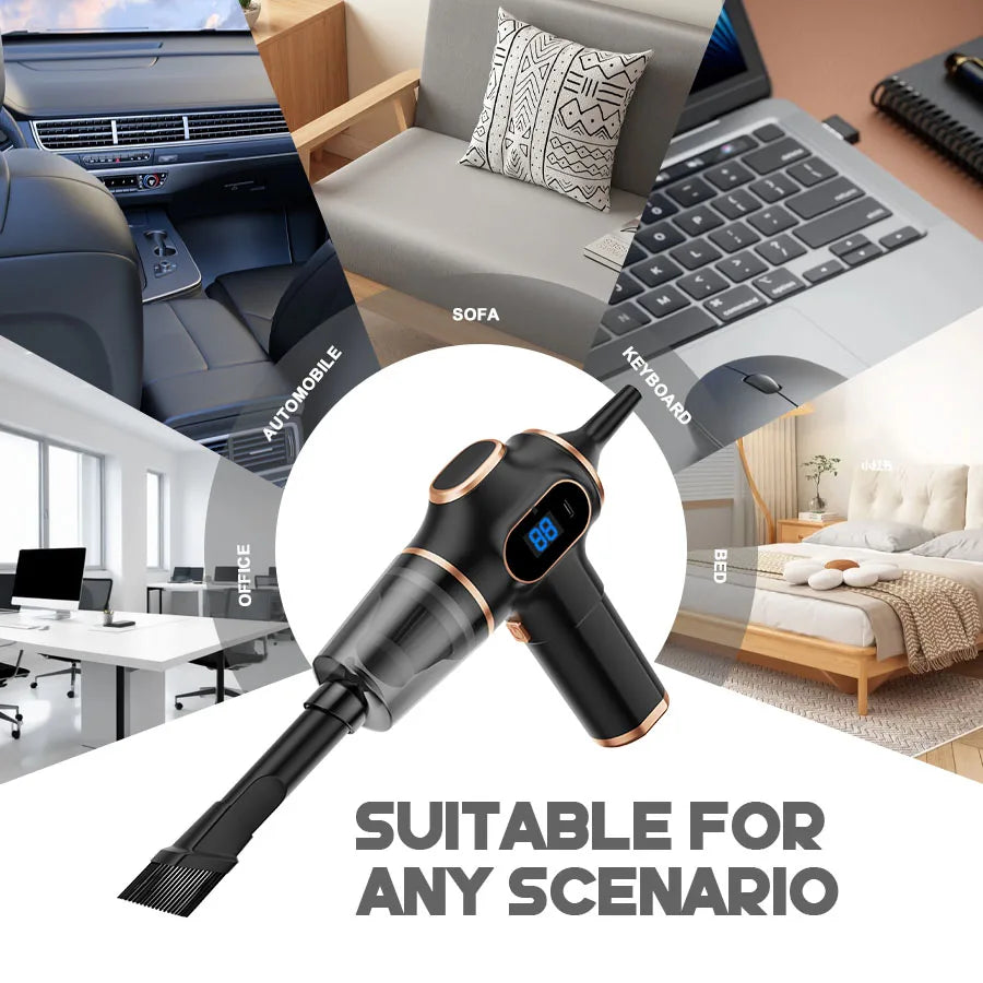 Wireless Mini Car Vacuum Cleaner For Home And Office