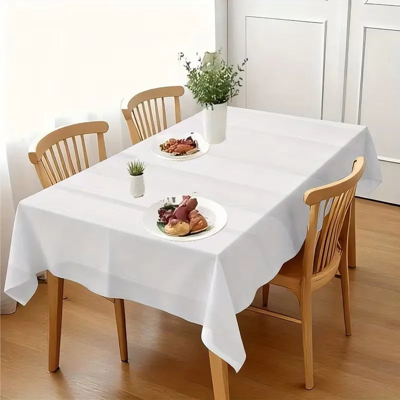 Reusable Washable Polyester Tablecloth For Weddings And Events
