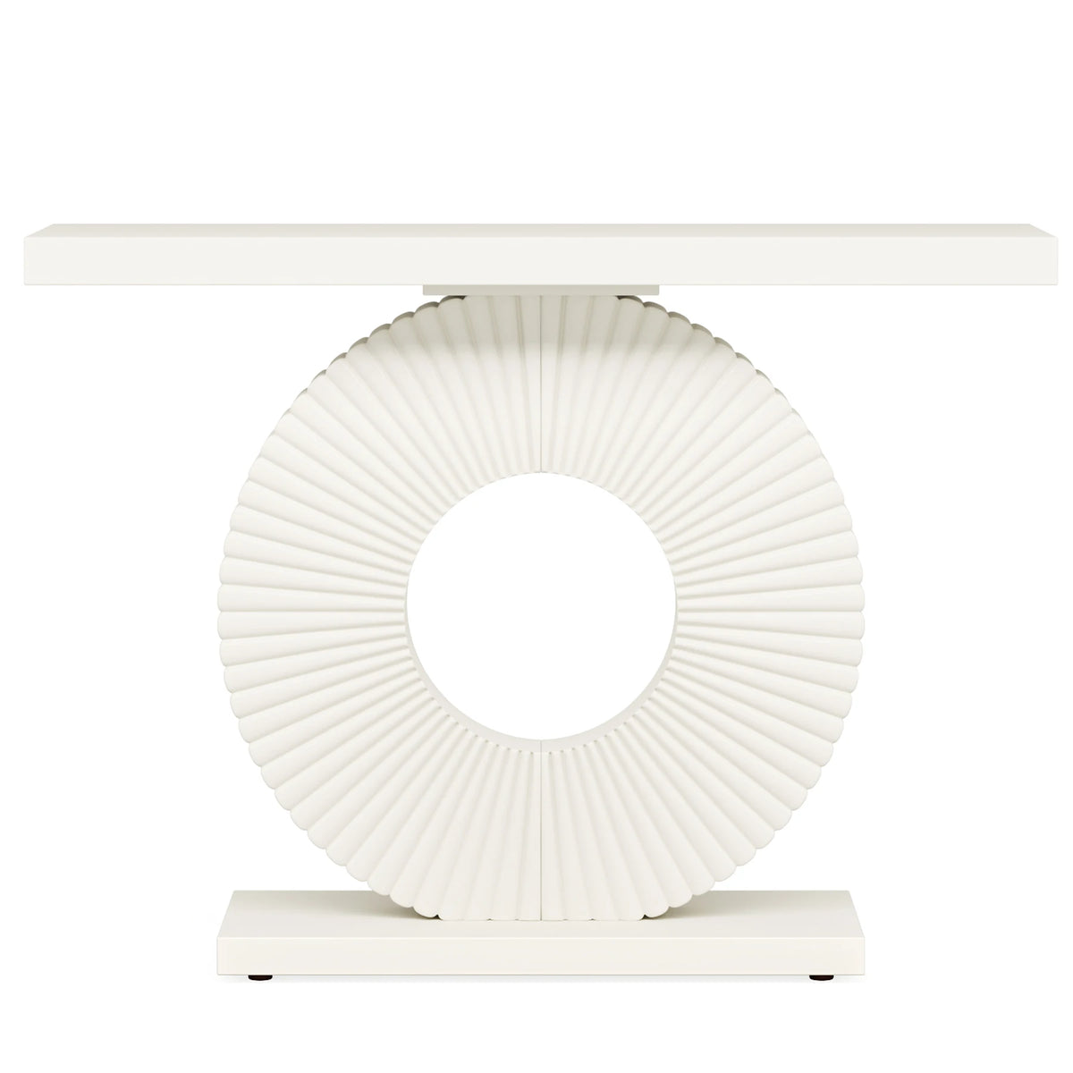Tribesigns Modern Console Table With Geometric Base Entryway Table