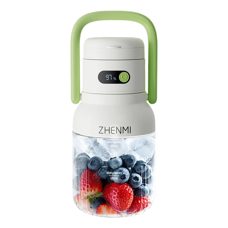 Zhenmi Cordless USB Rechargeable Blender For Smoothies And Shakes