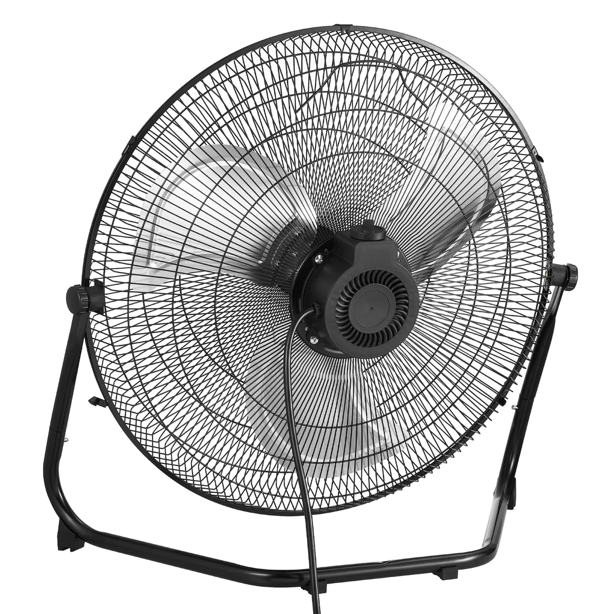 SucceBuy High Velocity Industrial Floor Fan With Adjustable Tilt