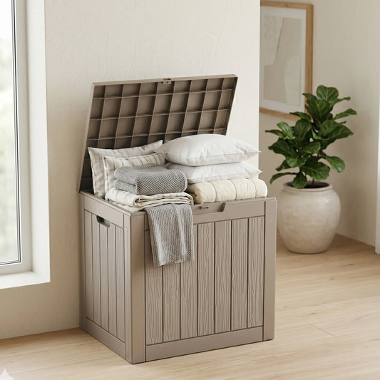Brand None 30 Gallon Outdoor Water Resistant Deck Storage Box With Lock