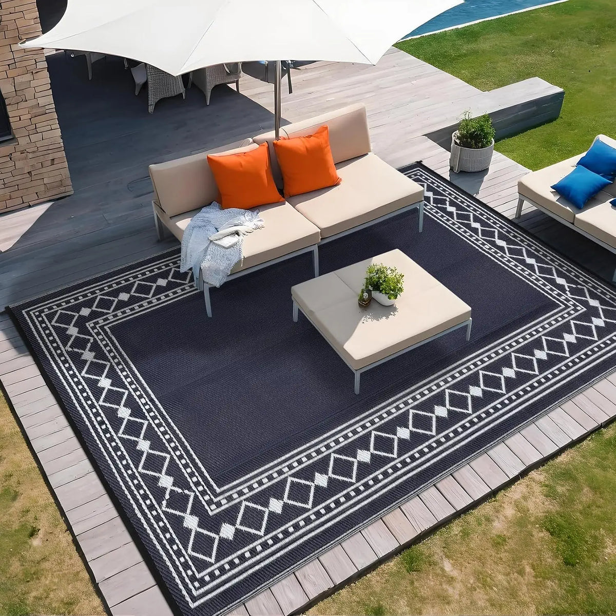 Garvee Waterproof Washable Polyester Area Rug For Home Decor