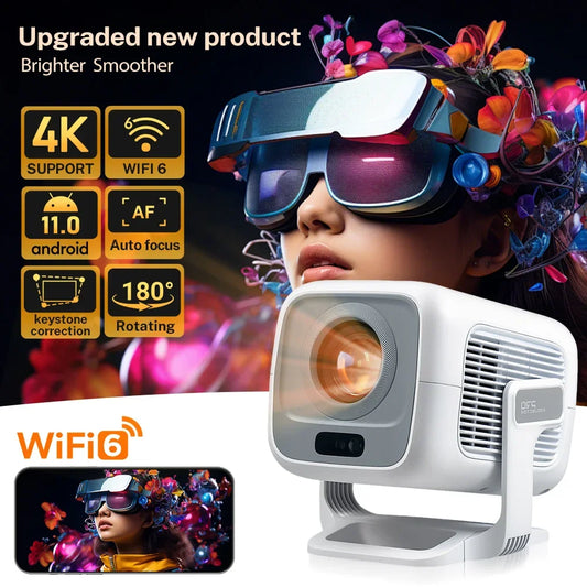 LynCast 4K X3AQ Projector Native 1080P Android 11 Auto Focus