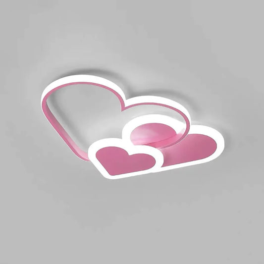 Heart-Shaped LED Ceiling Lamp 36W With Remote Control
