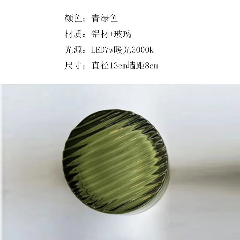 JIANKEXING Glass LED Wall Lamp Sconce Indoor Lighting