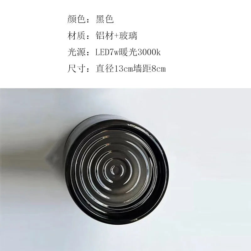 JIANKEXING Glass LED Wall Lamp Sconce Indoor Lighting