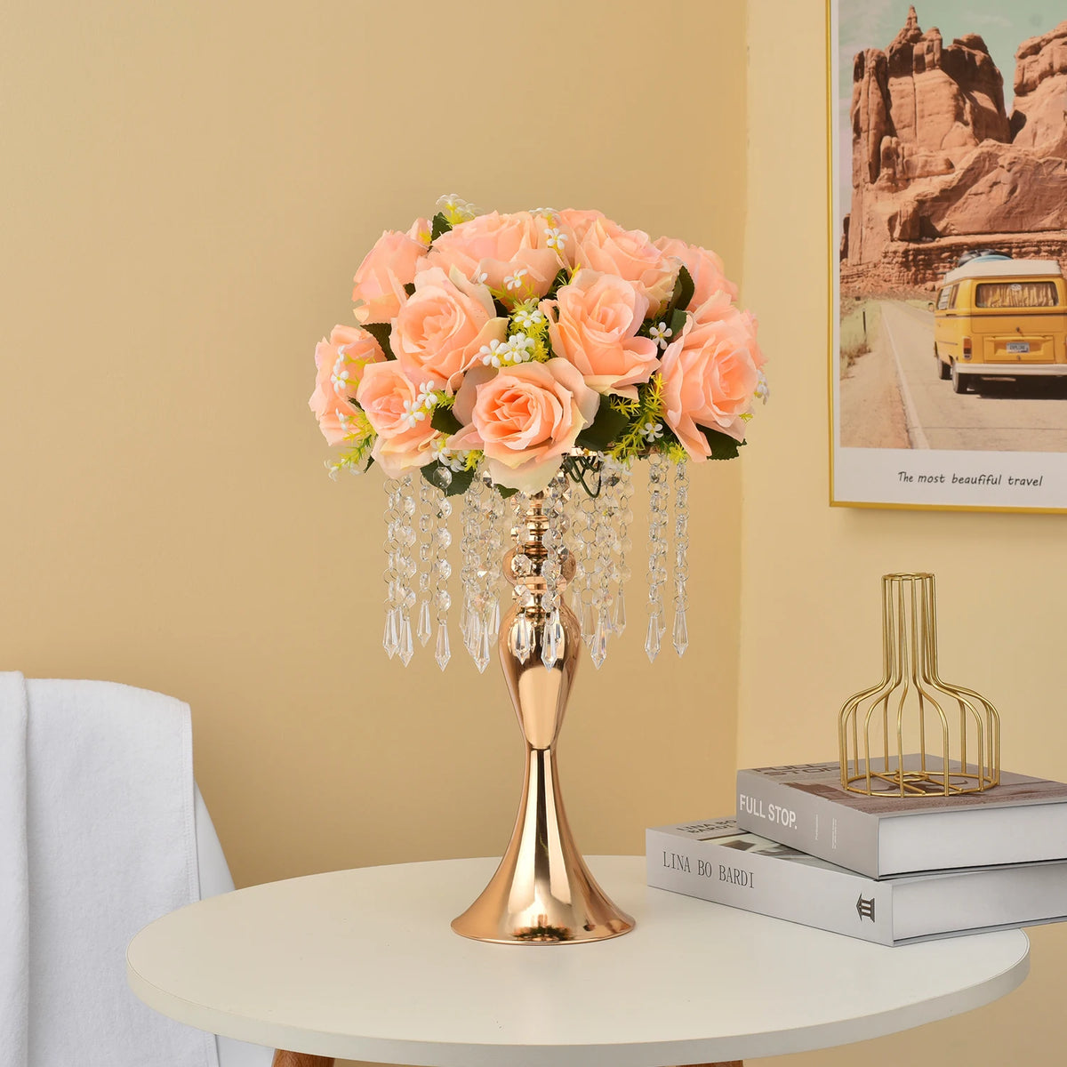 Metal Trumpet Vases For Wedding Centerpieces And Home Decor
