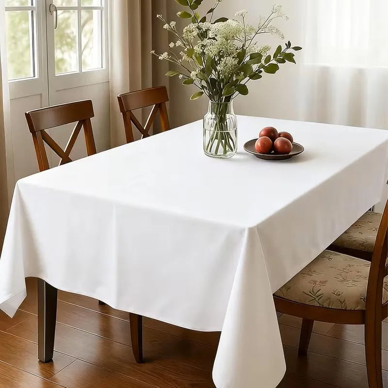 Reusable Washable Polyester Tablecloth For Weddings And Events